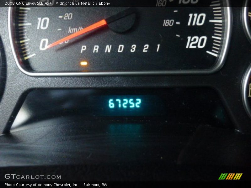 Midnight Blue Metallic / Ebony 2008 GMC Envoy SLE 4x4