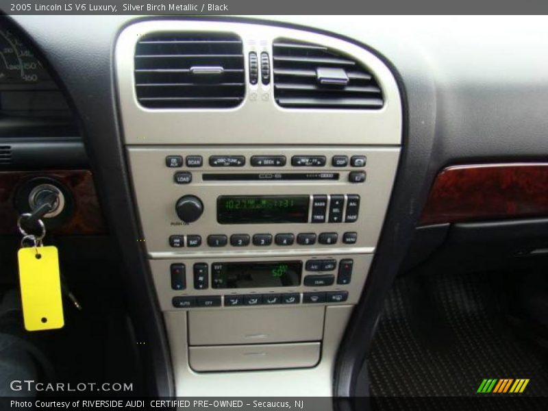 Silver Birch Metallic / Black 2005 Lincoln LS V6 Luxury