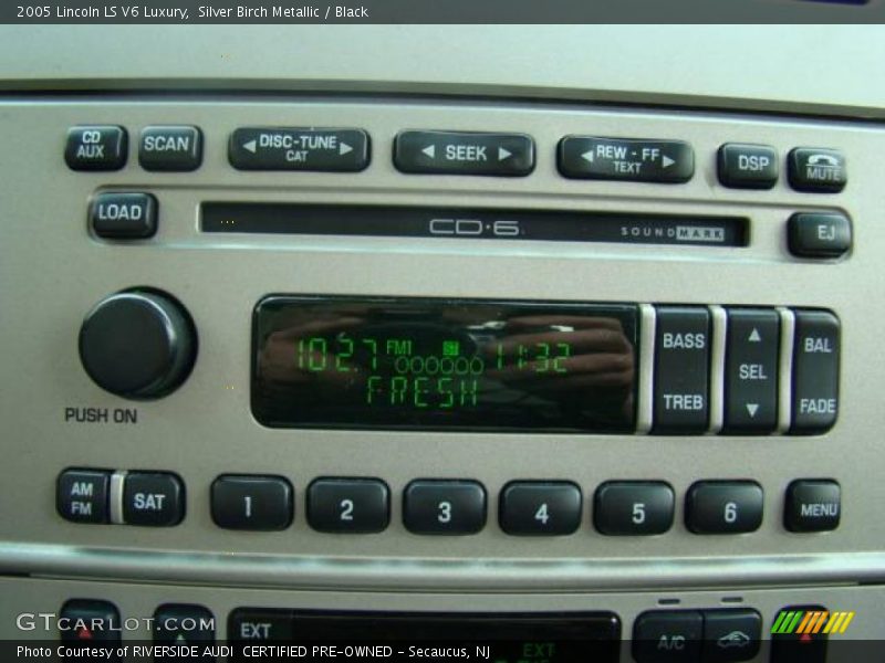 Silver Birch Metallic / Black 2005 Lincoln LS V6 Luxury