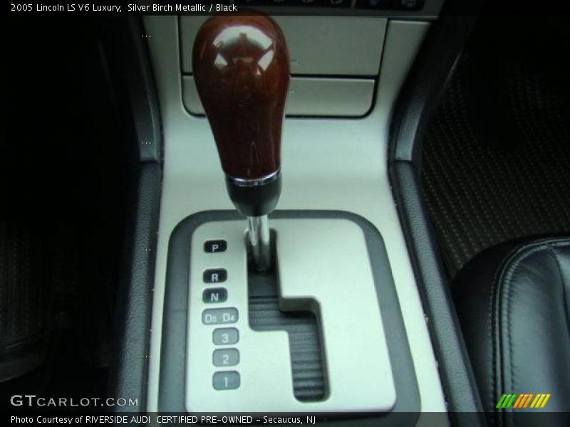 Silver Birch Metallic / Black 2005 Lincoln LS V6 Luxury
