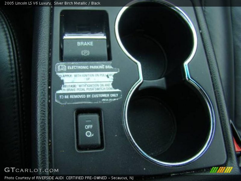 Silver Birch Metallic / Black 2005 Lincoln LS V6 Luxury
