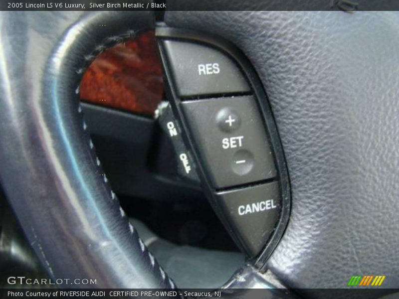 Silver Birch Metallic / Black 2005 Lincoln LS V6 Luxury
