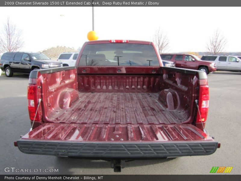Deep Ruby Red Metallic / Ebony 2009 Chevrolet Silverado 1500 LT Extended Cab 4x4