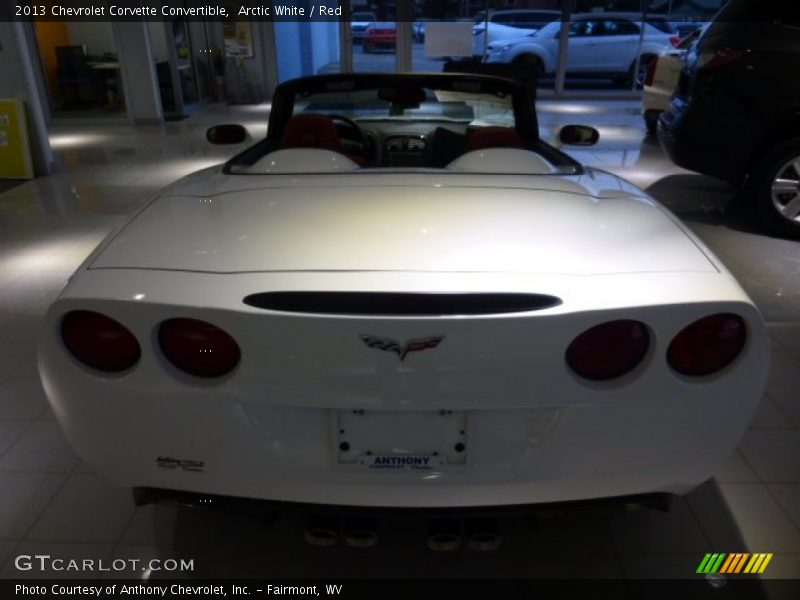 Arctic White / Red 2013 Chevrolet Corvette Convertible
