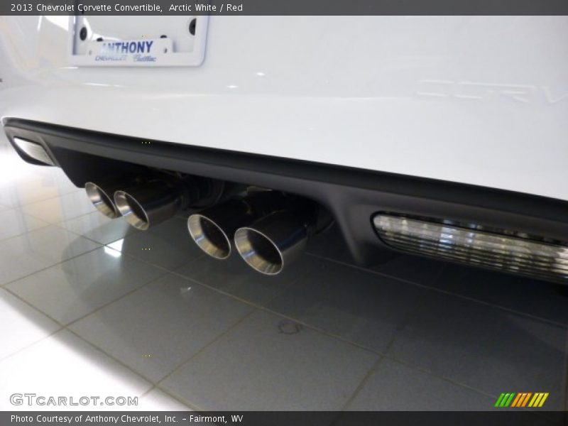 Exhaust of 2013 Corvette Convertible