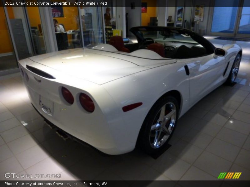 Arctic White / Red 2013 Chevrolet Corvette Convertible