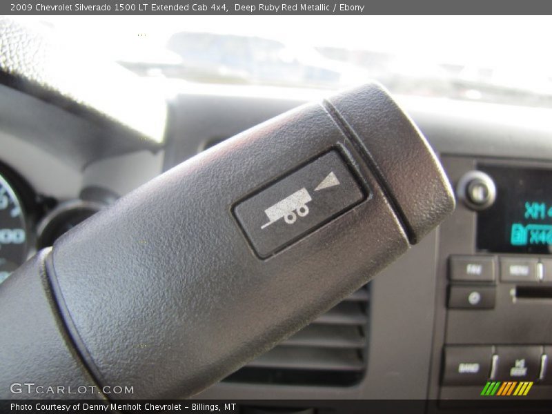 Deep Ruby Red Metallic / Ebony 2009 Chevrolet Silverado 1500 LT Extended Cab 4x4