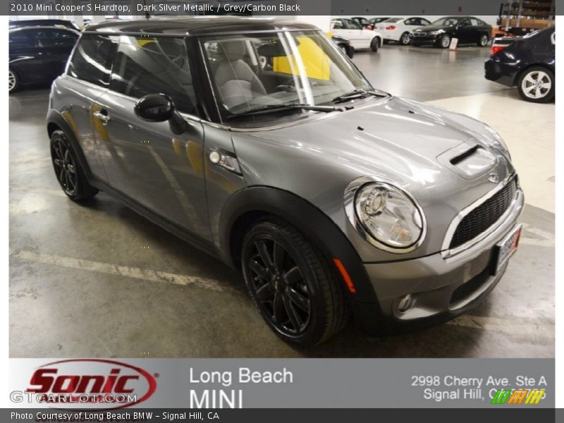 Dark Silver Metallic / Grey/Carbon Black 2010 Mini Cooper S Hardtop