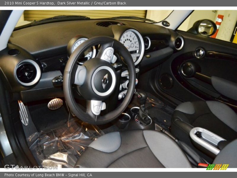 Dark Silver Metallic / Grey/Carbon Black 2010 Mini Cooper S Hardtop