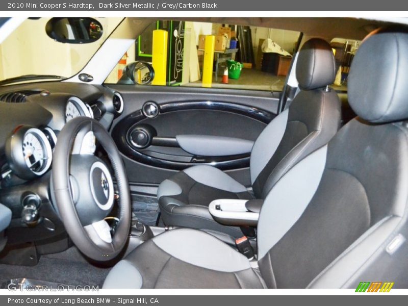 Dark Silver Metallic / Grey/Carbon Black 2010 Mini Cooper S Hardtop