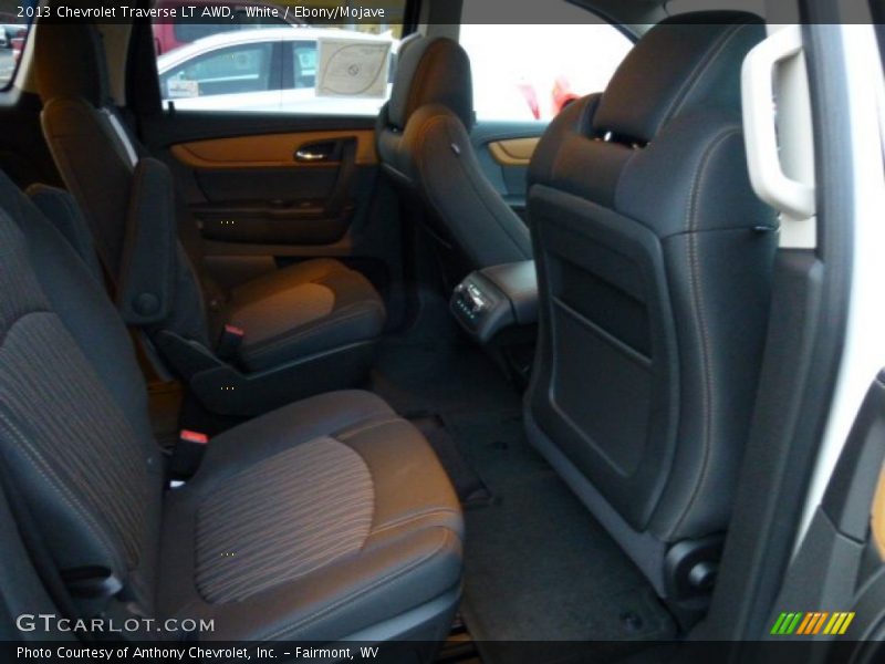 White / Ebony/Mojave 2013 Chevrolet Traverse LT AWD
