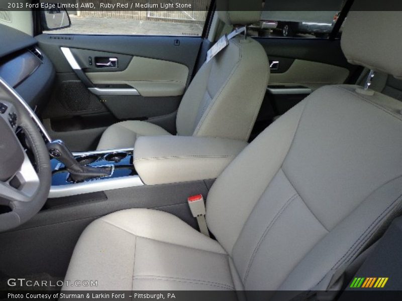Ruby Red / Medium Light Stone 2013 Ford Edge Limited AWD