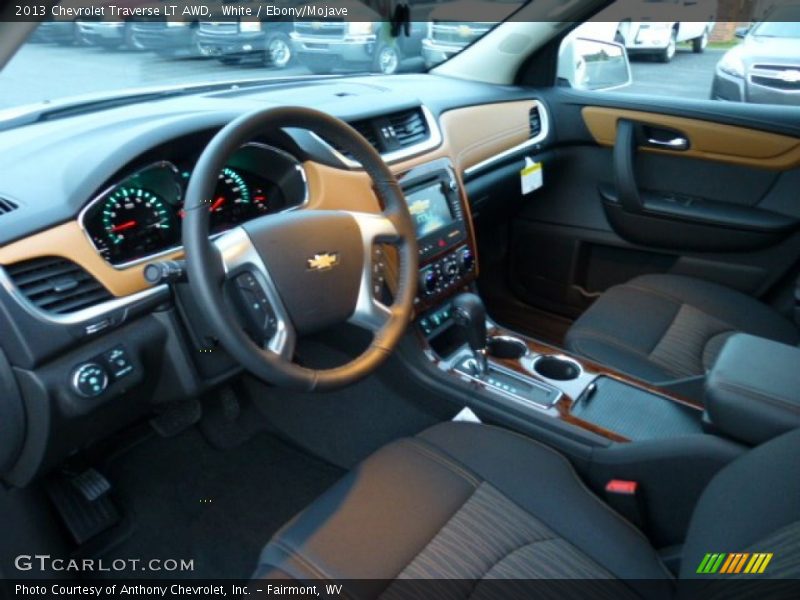  2013 Traverse LT AWD Ebony/Mojave Interior