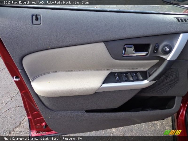 Ruby Red / Medium Light Stone 2013 Ford Edge Limited AWD