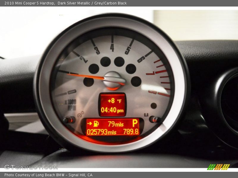 Dark Silver Metallic / Grey/Carbon Black 2010 Mini Cooper S Hardtop