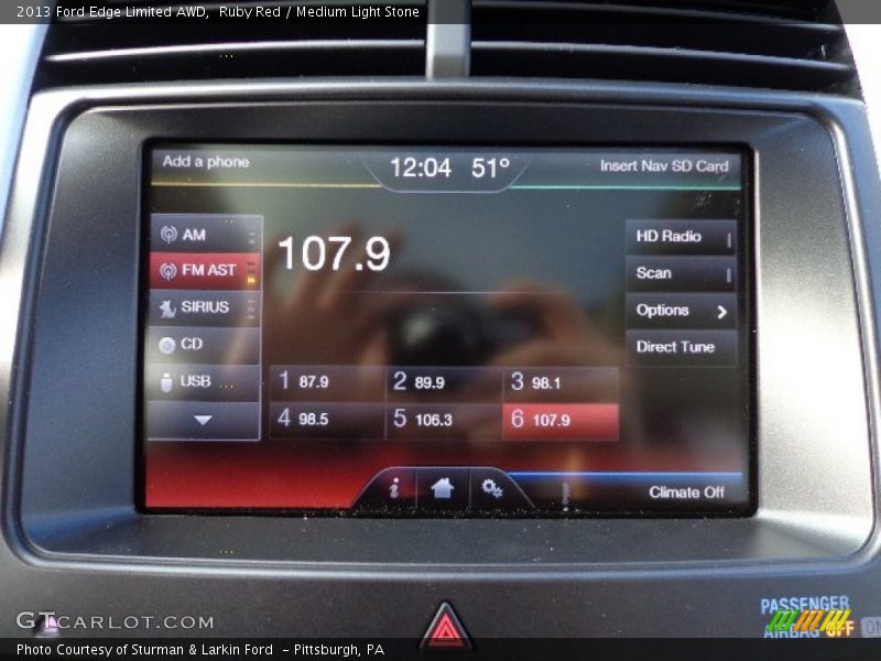 Ruby Red / Medium Light Stone 2013 Ford Edge Limited AWD