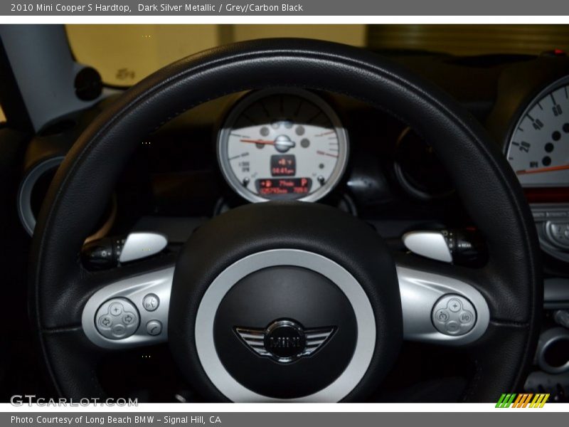 Dark Silver Metallic / Grey/Carbon Black 2010 Mini Cooper S Hardtop