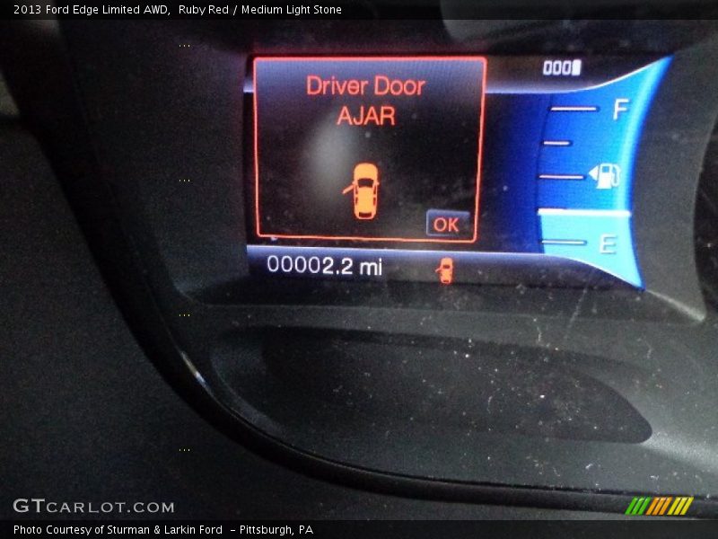 Ruby Red / Medium Light Stone 2013 Ford Edge Limited AWD