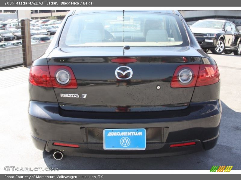Black Mica / Beige 2006 Mazda MAZDA3 i Sedan