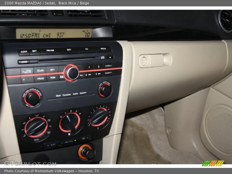 Black Mica / Beige 2006 Mazda MAZDA3 i Sedan