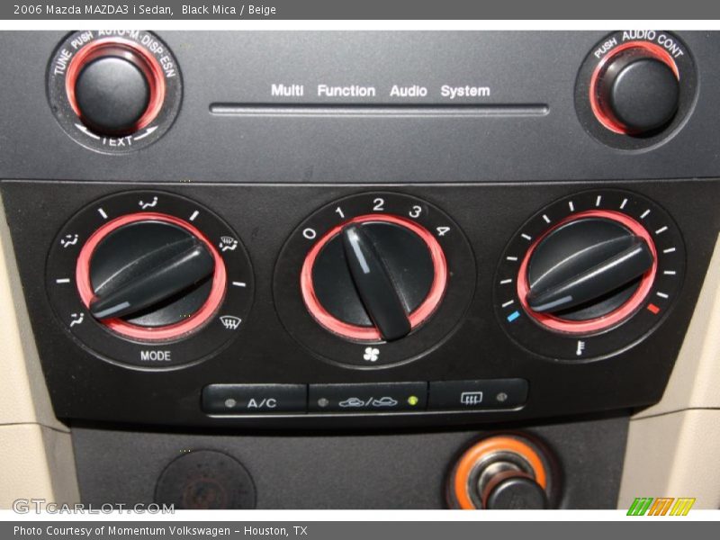 Black Mica / Beige 2006 Mazda MAZDA3 i Sedan