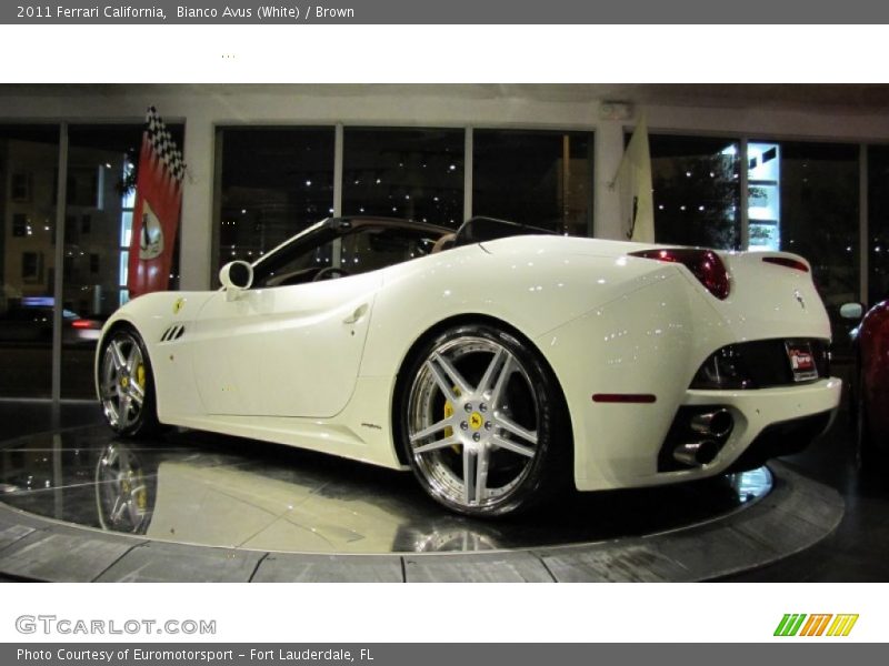 Bianco Avus (White) / Brown 2011 Ferrari California