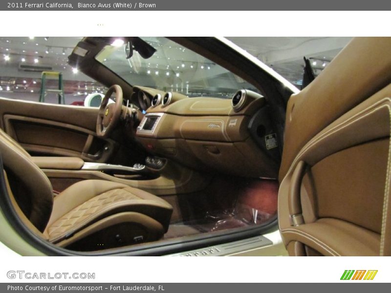 Bianco Avus (White) / Brown 2011 Ferrari California