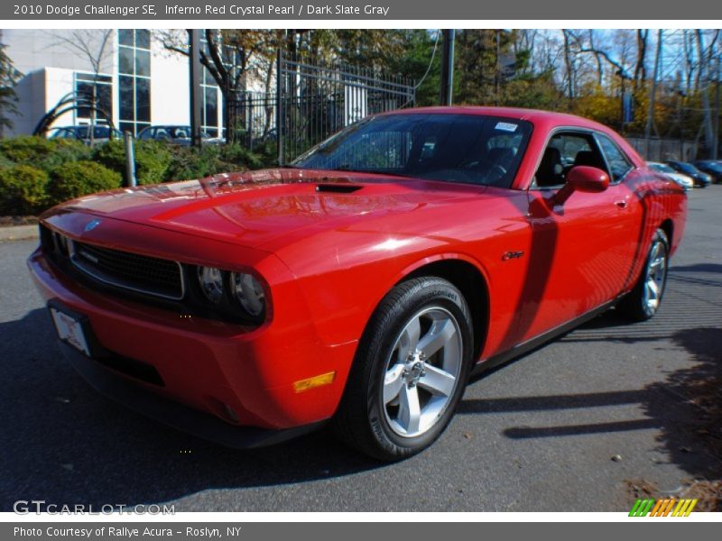 Inferno Red Crystal Pearl / Dark Slate Gray 2010 Dodge Challenger SE