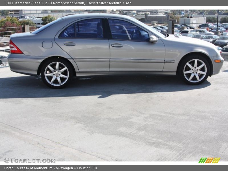 Desert Silver Metallic / Ash 2003 Mercedes-Benz C 230 Kompressor Sedan