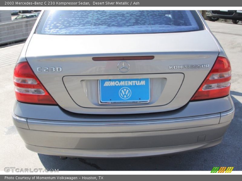 Desert Silver Metallic / Ash 2003 Mercedes-Benz C 230 Kompressor Sedan