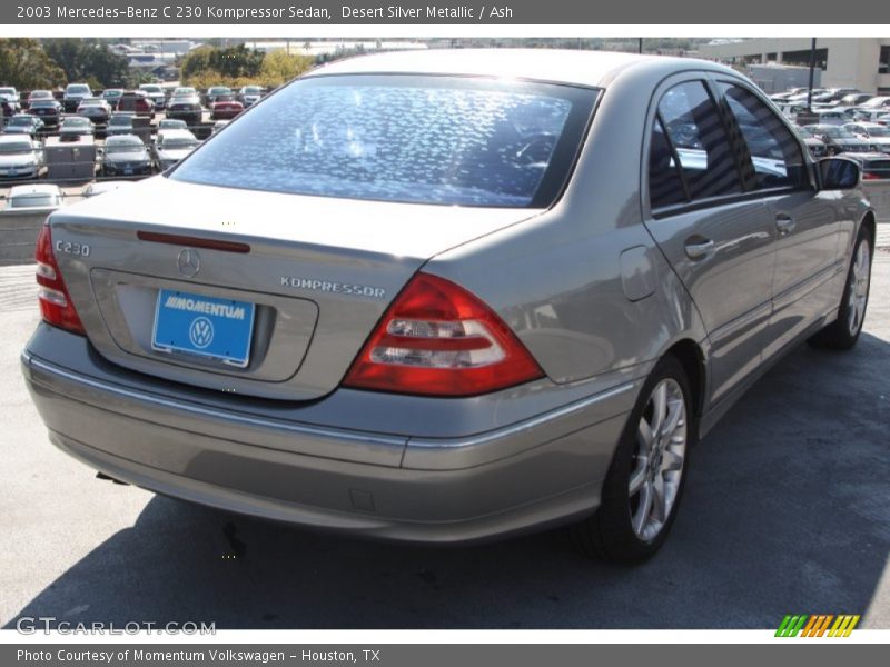 Desert Silver Metallic / Ash 2003 Mercedes-Benz C 230 Kompressor Sedan
