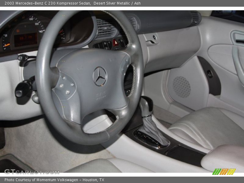 Desert Silver Metallic / Ash 2003 Mercedes-Benz C 230 Kompressor Sedan