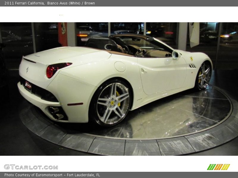 Bianco Avus (White) / Brown 2011 Ferrari California