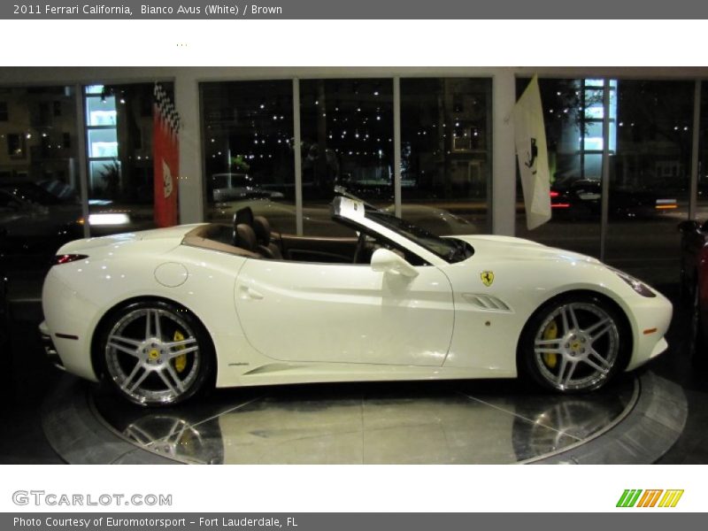Bianco Avus (White) / Brown 2011 Ferrari California