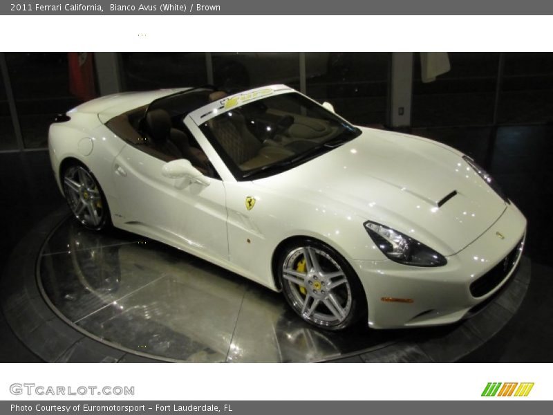 Bianco Avus (White) / Brown 2011 Ferrari California