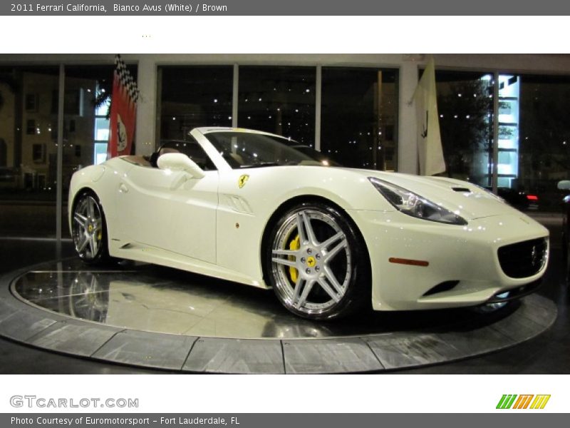 Bianco Avus (White) / Brown 2011 Ferrari California