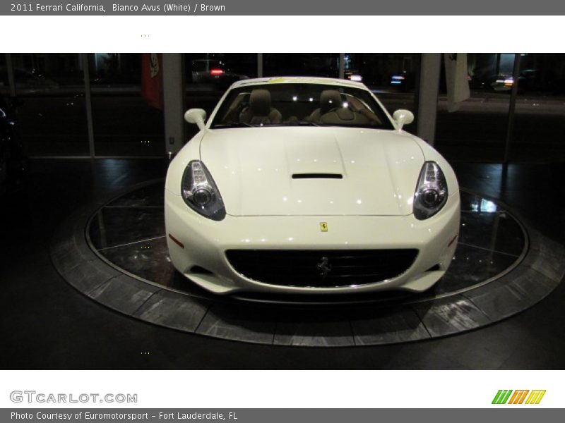 Bianco Avus (White) / Brown 2011 Ferrari California