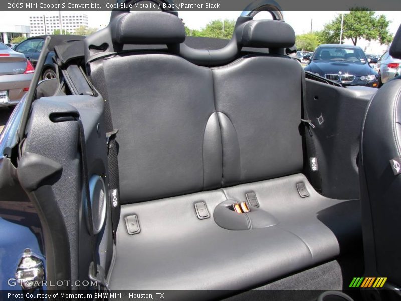 Cool Blue Metallic / Black/Panther Black 2005 Mini Cooper S Convertible