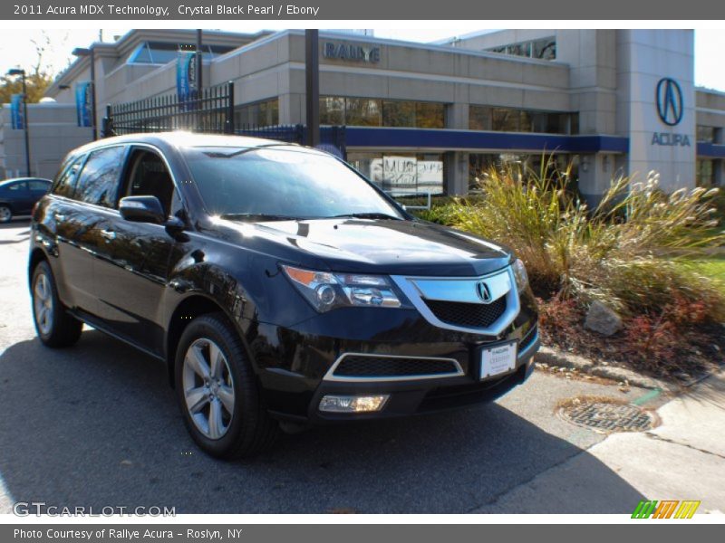 Crystal Black Pearl / Ebony 2011 Acura MDX Technology