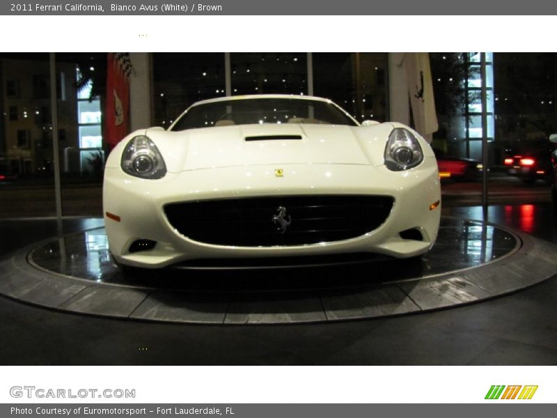 Bianco Avus (White) / Brown 2011 Ferrari California