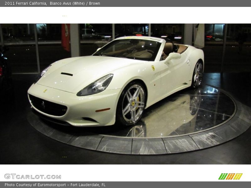 Bianco Avus (White) / Brown 2011 Ferrari California