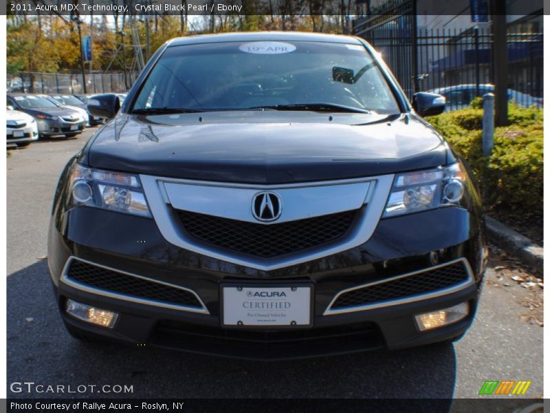 Crystal Black Pearl / Ebony 2011 Acura MDX Technology