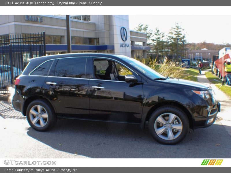 Crystal Black Pearl / Ebony 2011 Acura MDX Technology
