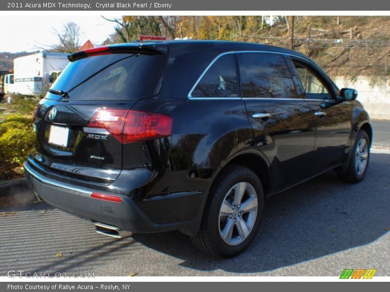 Crystal Black Pearl / Ebony 2011 Acura MDX Technology