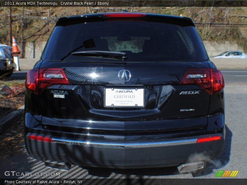 Crystal Black Pearl / Ebony 2011 Acura MDX Technology
