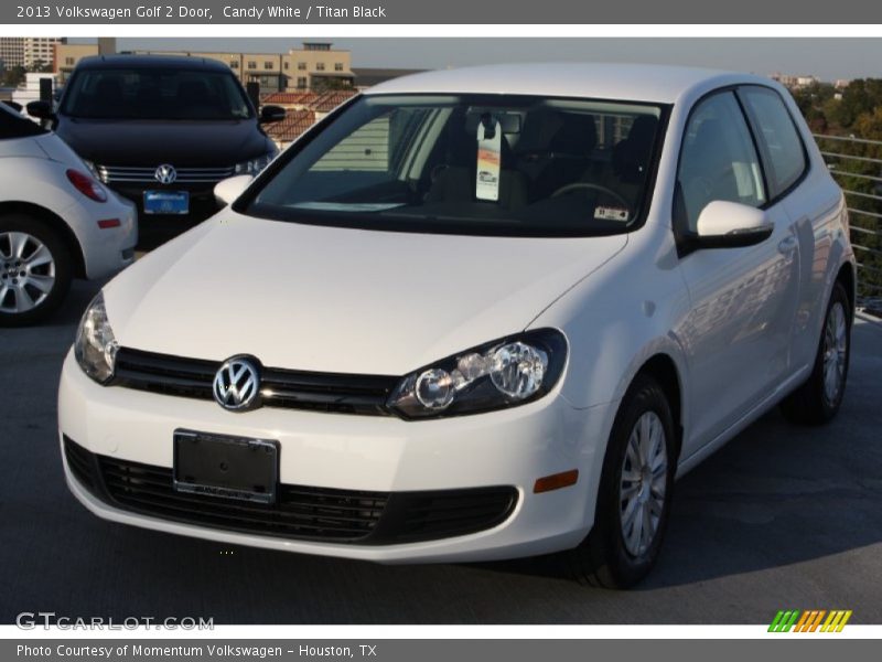 Candy White / Titan Black 2013 Volkswagen Golf 2 Door
