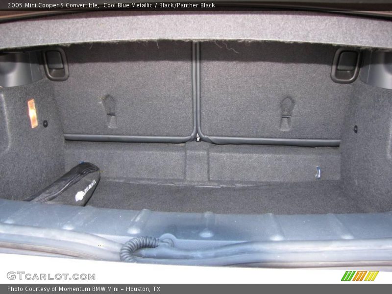 Cool Blue Metallic / Black/Panther Black 2005 Mini Cooper S Convertible