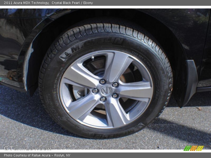 Crystal Black Pearl / Ebony 2011 Acura MDX Technology