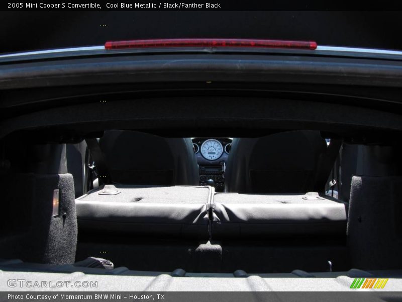 Cool Blue Metallic / Black/Panther Black 2005 Mini Cooper S Convertible