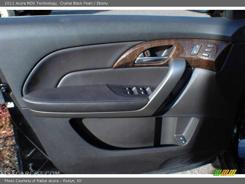 Crystal Black Pearl / Ebony 2011 Acura MDX Technology